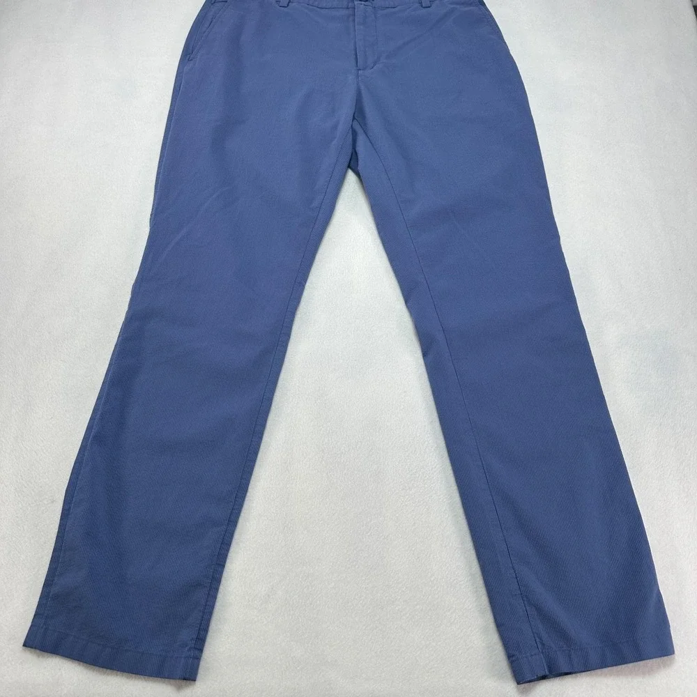 Vineyard Vines Pants Mens 35x32‎ Blue On-The-Go Stretch Chino Travel 1P001055